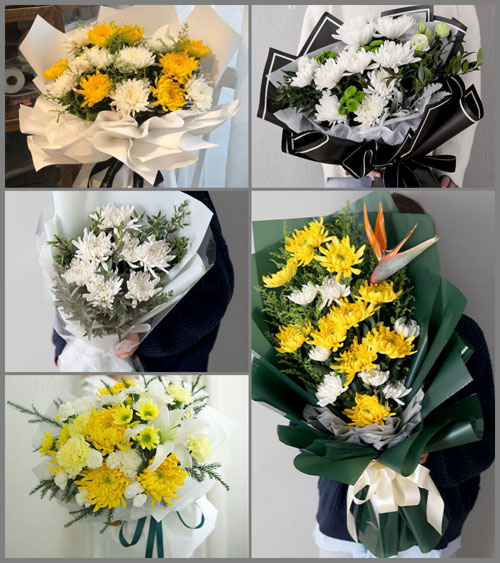 广东江门市台山市汶村镇白沙村白事花束代送